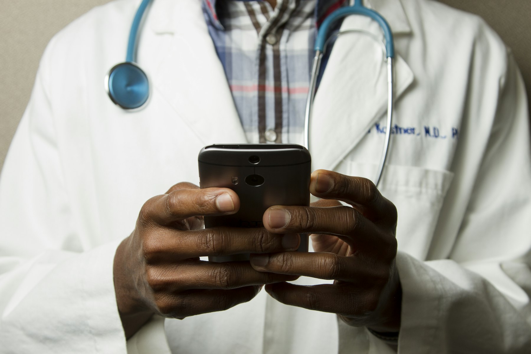 Healthcare professionals reviewing a plan